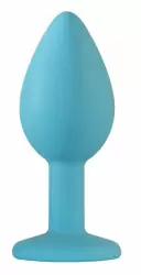 Анальная пробка Emotions Cutie Small Turquoise pink crystal 4011-06Lola