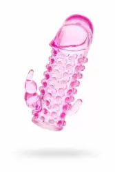 Насадка с двойной стимуляцией TOYFA - розовый