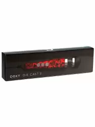 Мощный вибратор Doxy Die Cast 3, 28 см, силикон, принт Розы