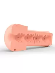 Рукав для мастурбатора Mystim Opus E Donut, внутренний, 17,5 см, ТПЕ, телесный