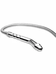 Насадка для глубокого анального душа XR Brands, 23 см, серебристый