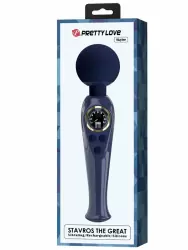 Гибкий вибратор Baile Skyler, с LED-дисплеем, 10 режимов, силикон