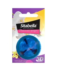 Насадка-презерватив Sitabella 3D с эластичными усиками – Ванильная орхидея