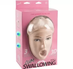 Надувная секс-кукла Tessa Q с вибрацией - телесный