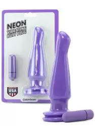 Анальный вибро-плаг Neon Vibrating Butt Plug – фиолетовый