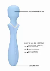 Универсальный массажер Jiggle Wand (голубой)