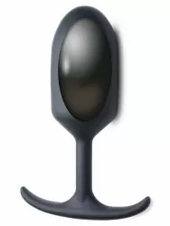 Крупная анальная пробка Heavy Hitters с утяжелением, 16,8 см, размер XL, черный