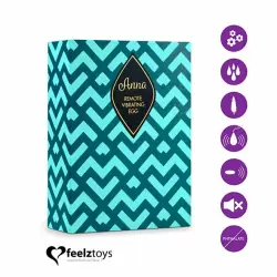 Вибратор в трусики с пультом ДУ FeelzToys. 10 режимов вибрации, силикон, фиолетовый