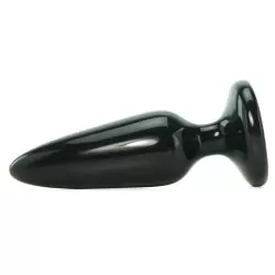 Анальная пробка Jelly Rancher Pleasure Plug - Medium средняя – черный