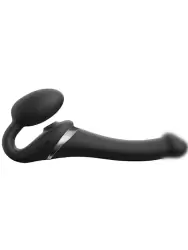 Анатомический страпон Strap-On-Me Multi Orgasm с 3 моторами, безремневой, размер XL, черный