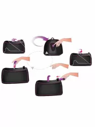 Компактная секс-машина Love Machine, с ротацией, с тремя сменными насадками, 8 режимов