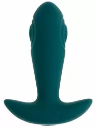 Инновационная анальная вибропробка Evolved Tunnel Tapper, с пультом Д/У, 10 режимов, 12 см