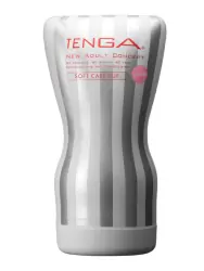 Нереалистичный мастурбатор Tenga Soft Case Cup Gentle, 15,5 см, ТПЭ, белый