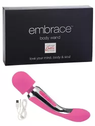 Универсальный вибромассажер Embrace Body Wand – розовый