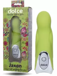 Мультифункциональный мини вибратор Dolce Jaxon – зеленый
