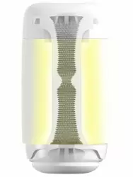 Элегантный мастурбатор Tenga Puffy Sugar White, 16,5 см, ТПЭ, белый