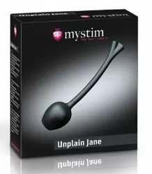 Шарик вагинальный Unplain Jane Geisha - черный 