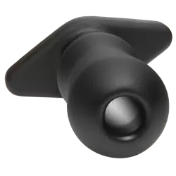 Анальная пробка TitanMen - Open Up полая – черный