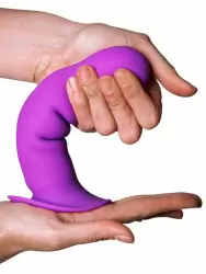 Гибкий вибратор Adrien lastic Hitsens 3, 10 режимов, 18,2 см, фиолетовый