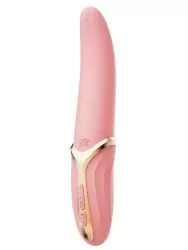 Элегантный вибратор Zalo EVE, 22 см, 6 режимов, с имитацией оральных ласк, функцией нагрева, розовый