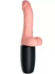 Компактная секс-машина Pipedream King Cock Plus, 14 см, TPE, 7 режимов