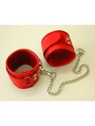 Наножники на липучке Sitabella со съемной цепочкой – красный