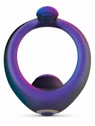 Универсальное эрекционное виброкольцо EDC Solar, 11,2 см, 6 режимов, силикон, фиолетовый