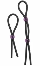 Набор из двух лассо Cock Ties - Black