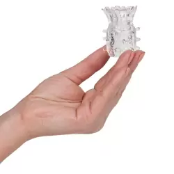 Насадка на пенис Silicon Tickler Cock Ring открытая – прозрачная