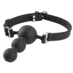 Кляп-Страпон с креплением на голове Silicone Face Fucker Gag #1