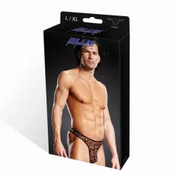 Мужские сетчатые тонги BlueLine леопардовые – L/XL