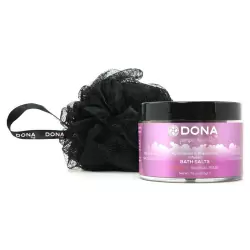 Подарочный набор Dona Be Desired Sassy: соль с феромонами и мочалка – тропический, 215 г
