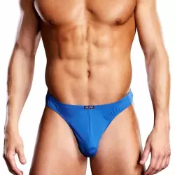 Ярко-синие мужские тонги BlueLine из микрофибры – S/M