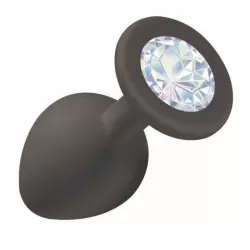 Анальная пробка Emotions Cutie Large Black moonstone crystal 4013-08Lola