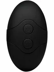 Анальная пробка Kinetic Thumping, гладкая с функцией толчков, 13,3 см, 4 режима, черный