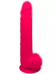 Реалистичный фаллоимитатор SILEXD Model 1, 38 см, силикон, розовый