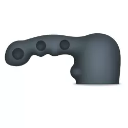 Силиконовая утяжеленная насадка Ripple для массажера le Wand - черный