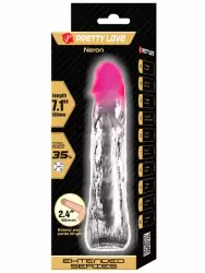 Реалистичная насадка-удлинитель Baile Neron, ТПР, 18 см