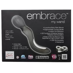 Вибромассажер Embrace My Wand перезаряжаемый – серый