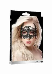 Кружевная маска на глаза открытого типа Empress Black Lace Mask
