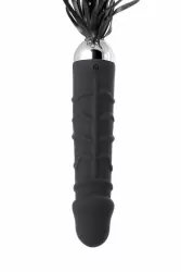 Вибромассажер TOYFA Black&Red с плетью – черный