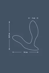 Инновационный массажер простаты We-Vibe Vector - темно серый