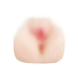 Полноразмерный мастурбатор вагина и анус Passionate Pussy & Ass с виброяйцом и проводным пультом – телесный