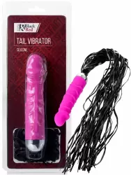 Вибромассажер TOYFA Black&Red с плетью – розовый