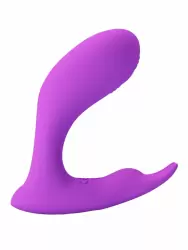 Носимый вибратор Pretty Love Idabelle, 10,1 см, 12 режимов, с пультом Д/У, силикон, фиолетовый