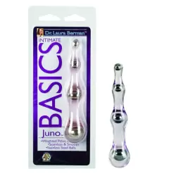 Вагинальный тренажер-стимулятор мышц таза для женщин  Dr. Laura Berman Juno Weighted Pelvic Exercise – прозрачный
