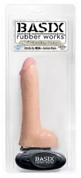 Вибратор Basix Rubber Works 8\ - Flesh