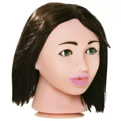 Мастурбатор Fuck My Face на присоске – брюнетка