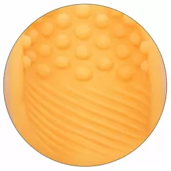 Рельефный мастурбатор THE GRIPPER DUAL GRIP, оранжевый