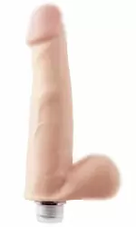 Фаллоимитатор с вибрацией Basix 7.5 – телесный